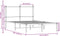 vidaXL - Bedframe - zonder - matras - metaal - bruin - eikenkleurig - 120x200 - cm