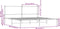 vidaXL - Bedframe - zonder - matras - metaal - bruin - eikenkleurig - 160x200 - cm