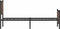 vidaXL - Bedframe - zonder - matras - metaal - bruin - eikenkleurig - 80x200 - cm