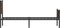 vidaXL - Bedframe - zonder - matras - metaal - bruin - eikenkleurig - 90x200 - cm