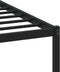 vidaXL - Bedframe - zonder - matras - metaal - bruin - eikenkleurig - 80x200 - cm