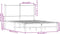 vidaXL - Bedframe - zonder - matras - metaal - gerookt - eikenkleurig - 120x190 - cm