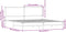 vidaXL - Bedframe - zonder - matras - metaal - gerookt - eikenkleurig - 160x200 - cm