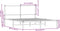 vidaXL - Bedframe - zonder - matras - metaal - gerookt - eikenkleurig - 150x200 - cm