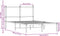 vidaXL - Bedframe - zonder - matras - metaal - gerookt - eikenkleurig - 120x190 - cm