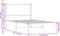 vidaXL - Bedframe - zonder - matras - metaal - gerookt - eikenkleurig - 107x203 - cm