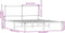 vidaXL - Bedframe - zonder - matras - metaal - gerookt - eikenkleurig - 137x190 - cm