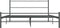 vidaXL - Bedframe - zonder - matras - metaal - grijs - 140x200 - cm