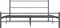 vidaXL - Bedframe - zonder - matras - metaal - grijs - 140x200 - cm