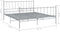 vidaXL - Bedframe - zonder - matras - metaal - grijs - 140x200 - cm