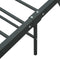 vidaXL - Bedframe - zonder - matras - metaal - grijs - 140x200 - cm