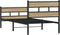 vidaXL - Bedframe - zonder - matras - metaal - sonoma - eikenkleur - 90x200 - cm