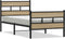 vidaXL - Bedframe - zonder - matras - metaal - sonoma - eikenkleurig - 100x190 - cm