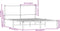 vidaXL - Bedframe - zonder - matras - metaal - sonoma - eikenkleurig - 150x200 - cm