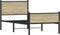 vidaXL - Bedframe - zonder - matras - metaal - sonoma - eikenkleurig - 90x190 - cm