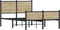 vidaXL - Bedframe - zonder - matras - metaal - sonoma - eikenkleurig - 120x190 - cm