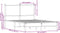 vidaXL - Bedframe - zonder - matras - metaal - sonoma - eikenkleurig - 120x200 - cm