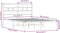 vidaXL - Bedframe - zonder - matras - metaal - sonoma - eikenkleurig - 135x190 - cm