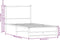 vidaXL - Bedframe - zonder - matras - metaal - sonoma - eikenkleurig - 90x190 - cm