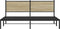vidaXL - Bedframe - zonder - matras - metaal - sonoma - eikenkleurig - 180x200 - cm