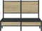 vidaXL - Bedframe - zonder - matras - metaal - sonoma - eikenkleurig - 120x200 - cm