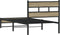 vidaXL - Bedframe - zonder - matras - metaal - sonoma - eikenkleurig - 100x190 - cm