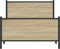vidaXL - Bedframe - zonder - matras - metaal - sonoma - eikenkleurig - 100x200 - cm