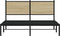 vidaXL - Bedframe - zonder - matras - metaal - sonoma - eikenkleurig - 137x190 - cm
