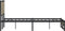 vidaXL - Bedframe - zonder - matras - metaal - sonoma - eikenkleurig - 150x200 - cm