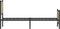 vidaXL - Bedframe - zonder - matras - metaal - sonoma - eikenkleurig - 120x190 - cm