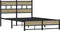 vidaXL - Bedframe - zonder - matras - metaal - sonoma - eikenkleurig - 120x190 - cm