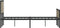 vidaXL - Bedframe - zonder - matras - metaal - sonoma - eikenkleurig - 140x200 - cm