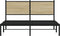vidaXL - Bedframe - zonder - matras - metaal - sonoma - eikenkleurig - 140x190 - cm