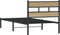 vidaXL - Bedframe - zonder - matras - metaal - sonoma - eikenkleurig - 100x190 - cm