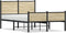 vidaXL - Bedframe - zonder - matras - metaal - sonoma - eikenkleurig - 120x200 - cm