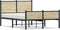 vidaXL - Bedframe - zonder - matras - metaal - sonoma - eikenkleurig - 120x190 - cm