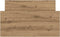 vidaXL - Bedframe - zonder - matras - spaanplaat - artisanaal - eikenkleurig