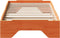 vidaXL - Bedframe - zonder - matras - stapelbaar - wasbruin - 90x190 - cm - hout