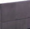 vidaXL - Bedframe - zonder - matras - stof - 135x190 - cm - grijs