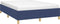 vidaXL - Bedframe - zonder - matras - stof - blauw - 140x190 - cm