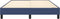vidaXL - Bedframe - zonder - matras - stof - blauw - 140x190 - cm