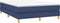vidaXL - Bedframe - zonder - matras - stof - blauw - 140x190 - cm