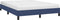 vidaXL - Bedframe - zonder - matras - stof - blauw - 140x190 - cm
