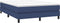 vidaXL - Bedframe - zonder - matras - stof - blauw - 140x190 - cm