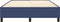 vidaXL - Bedframe - zonder - matras - stof - blauw - 140x190 - cm