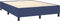 vidaXL - Bedframe - zonder - matras - stof - blauw - 140x190 - cm