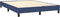 vidaXL - Bedframe - zonder - matras - stof - blauw - 140x190 - cm