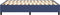 vidaXL - Bedframe - zonder - matras - stof - blauw - 140x190 - cm