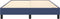 vidaXL - Bedframe - zonder - matras - stof - blauw - 140x200 - cm