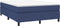 vidaXL - Bedframe - zonder - matras - stof - blauw - 140x200 - cm